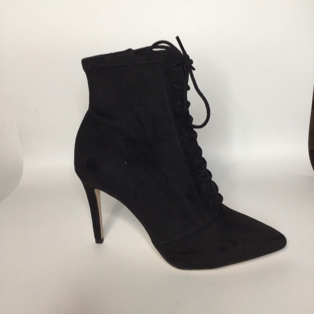 Call It Spring Women's Devilqueen Suede High Heels Ankle Boots - Picture 3 of 9
